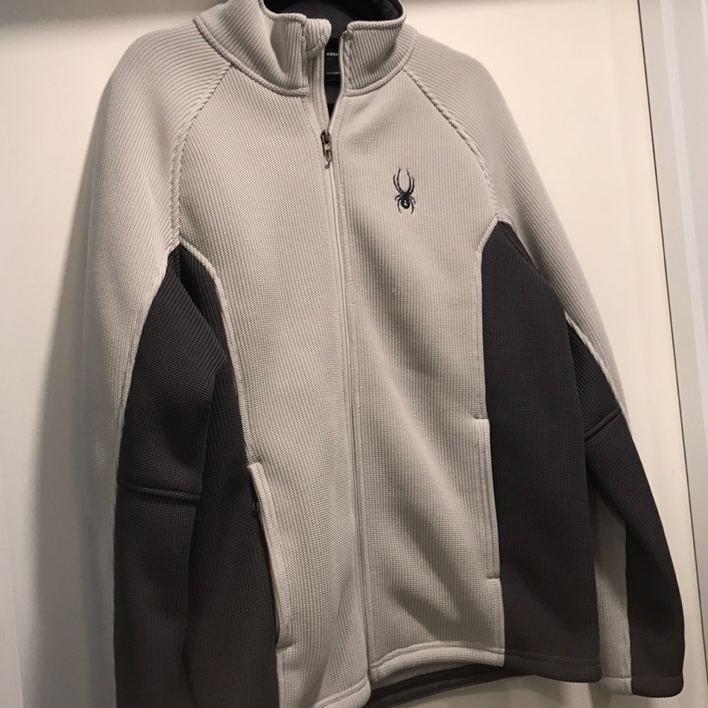 Brand New Men's Spyder Full zip soft Jacket